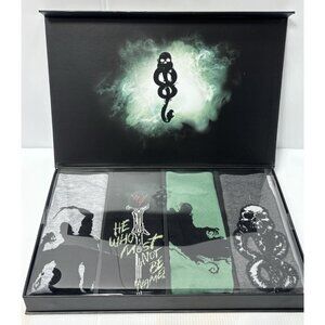 Harry Potter & Voldemort 4-Pair Crew Socks Lenticular Box Set